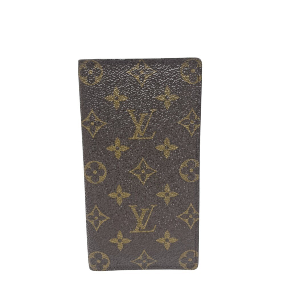 LOUIS VUITTON M61823 Monogram Porte Valeur Carte Credit Wallet, Flap Long Can...